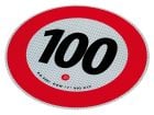 Höchstgeschwindigkeit von 100 km / h