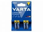Varta 4x Longlife Power AAA Batterien