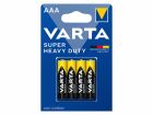 Varta 4x Superlife AAA Batterien