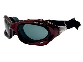 Glogglz Cudaz UV400 Wassersport-Taucherbrille Red