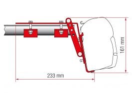 Halterung FIAMMA Kit ROOF-RAIL Ducato Extra 16,5 cm