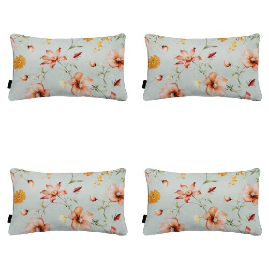 Madison Florina orange Dekokissen - 4er Set