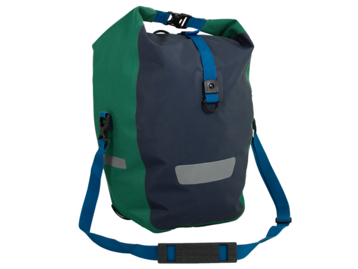 Nraveik Gepäckträger Tasche Grün RollTop Fahrradtasche