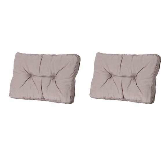 Madison Panama taupe Rückenkissen - 2er-Set