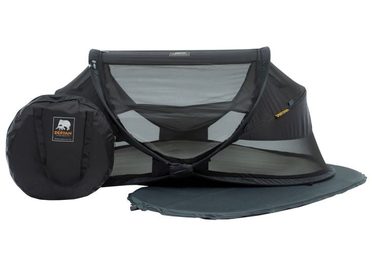 Deryan Baby Luxe Schwarz Campingbett