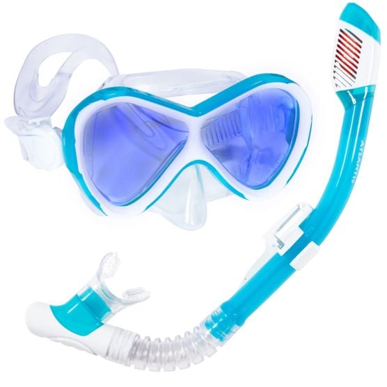 Atlantis Abaco Kinder Schnorchel-Set - Light Blue