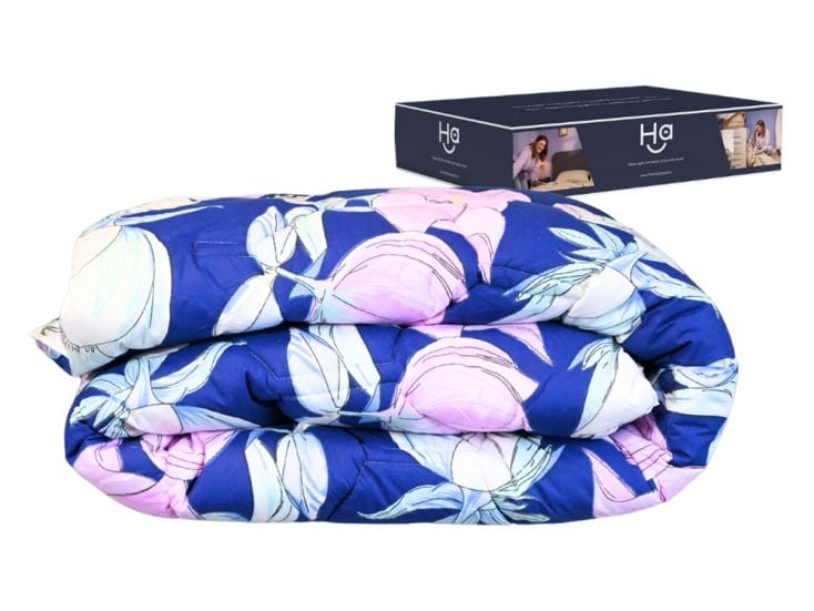 HappyBed Purple Bloom All year Bettdecke - 240x220 cm
