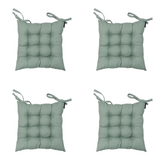 Madison Naples Sitzkissen, Khaki, 4er-Set