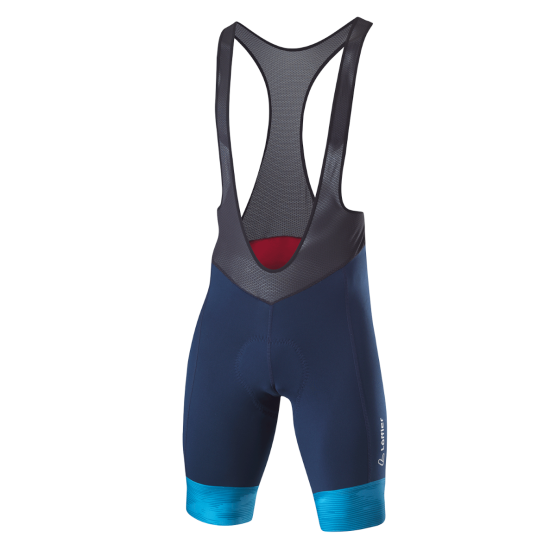 Loeffler Volta blaue Herren-Trägerhose