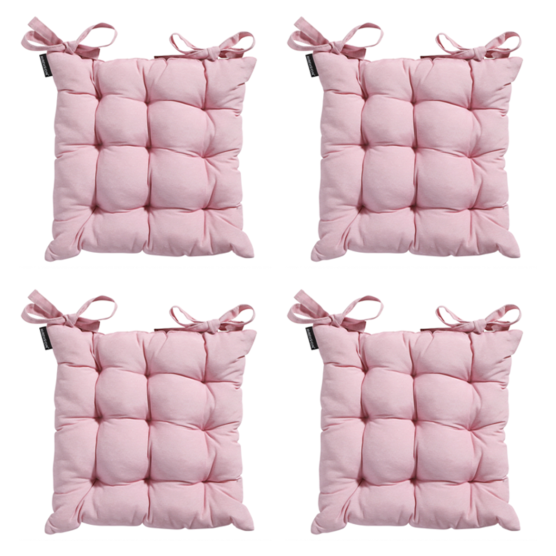 Madison Panama Sitzkissen in zartem Rosa – 4er-Set