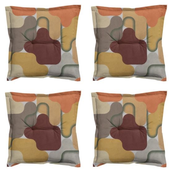 Madison Grafi bordo Sitzkissen - 4er Set