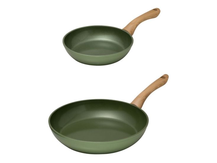 Just Vegan Keramik Eco Set von 2 Bratpfannen