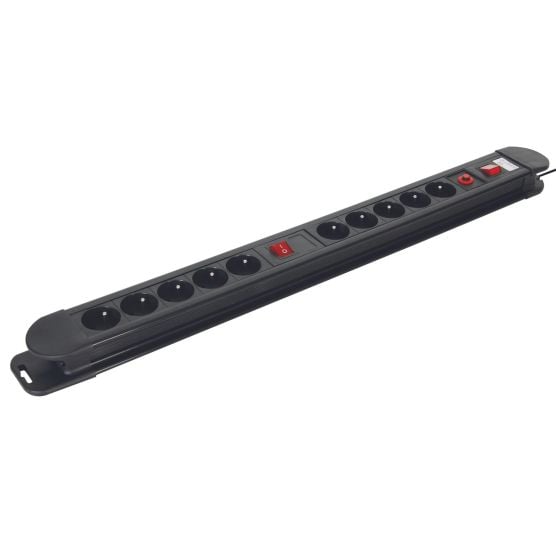 Perel EBP10N 10-fach Steckdosenleiste mit Schalter - 1,5 Meter