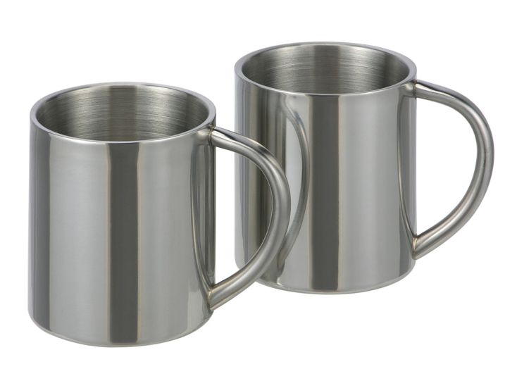 HI 2er Set Edelstahl Thermobecher