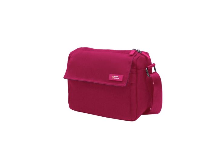 NatGeo Academy Schultertasche - Fuchsie