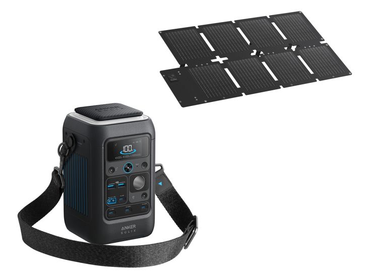 Anker SOLIX C300X DC Powerstation mit PS60 Solarpanel