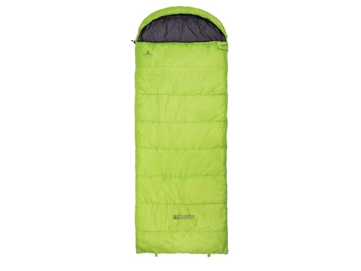 ACAMP Emery 220 x 85 cm Schlafsack mit Kapuze - Lime