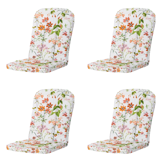 Madison Milly natürliches Gartenkissen - 4er-Set