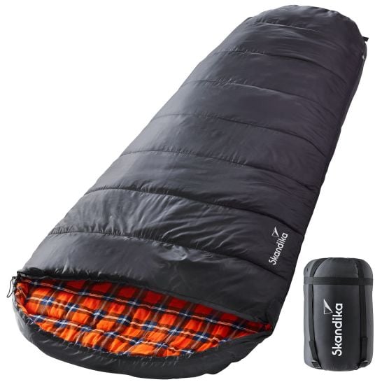Skandika Vegas XXL rechts Flanell Schlafsack