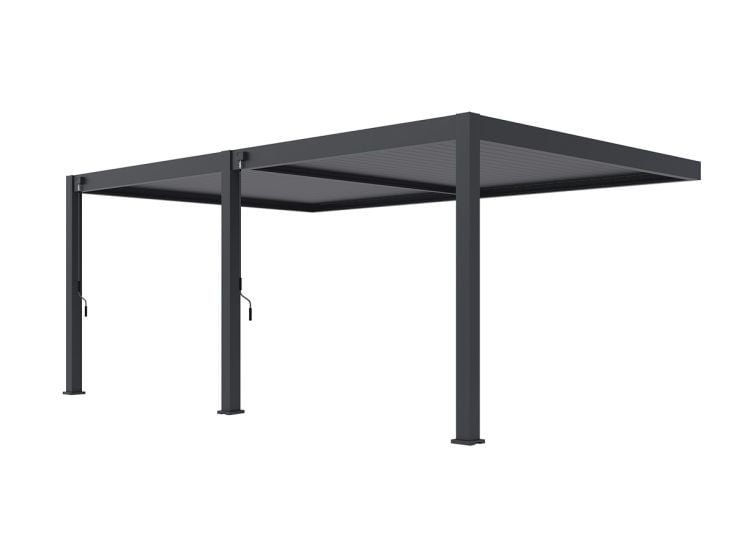 Orion Premium 400 x 600 cm wall pergola - Anthrazit