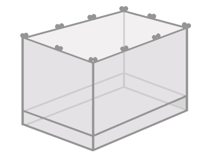 Travelsafe Box Modell Imprägniert 2 Personen Moskitonetz