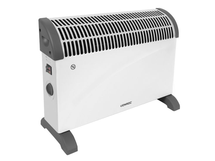 VONROC 2000 Watt Konvektor Heizung - White