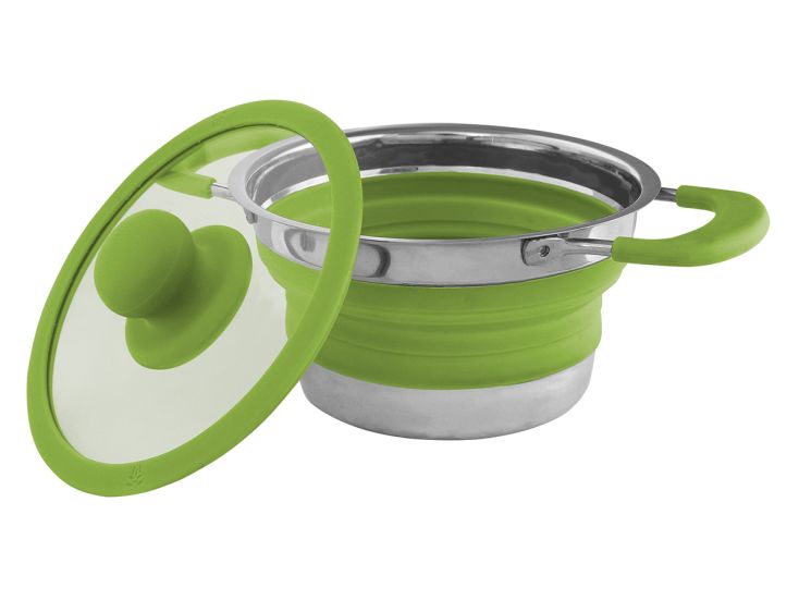 Eurotrail Größe S Pfanne mit Deckel - Green