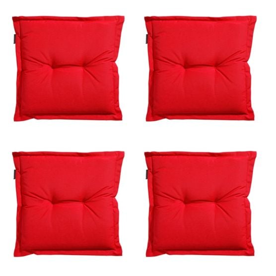 Madison Panama rotes Sitzkissen - 4er-Set