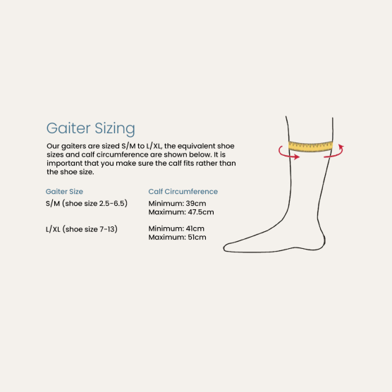 Extremities Nova L/XL Set Gamaschen - Schwarz