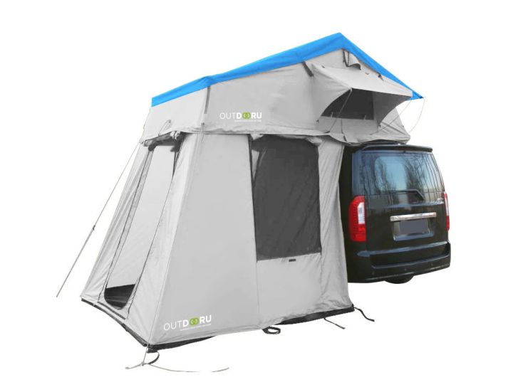 OutdoorU Family Plus Flex 25 Dachzelt - Blue Lagoon