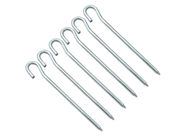 High Peak Alloy Zeltheringe - Set von 6