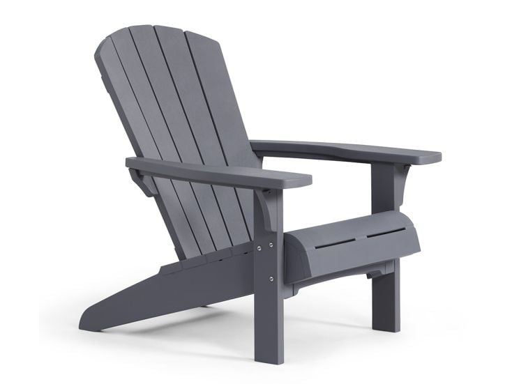 Keter Troy Adirondack Gartenstuhl - 85x80x96,5cm - Grau