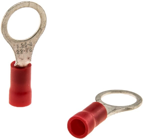 Ringkabelschuh rot Set mit 10 Stück - 8,4 MM