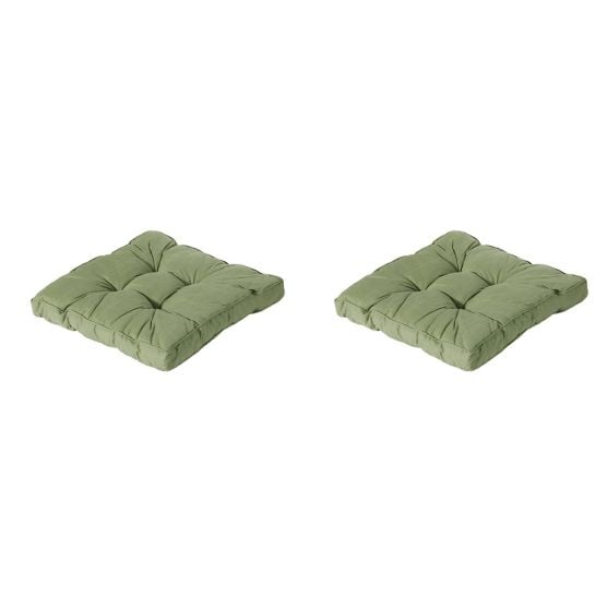 Madison Basic grün Sitzkissen - 2er Set