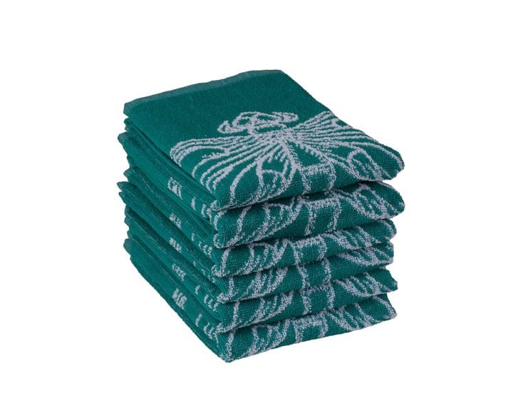 DoubleDry Libel 50 x 50 cm 6-er Set Küchentüchern - Grünblau
