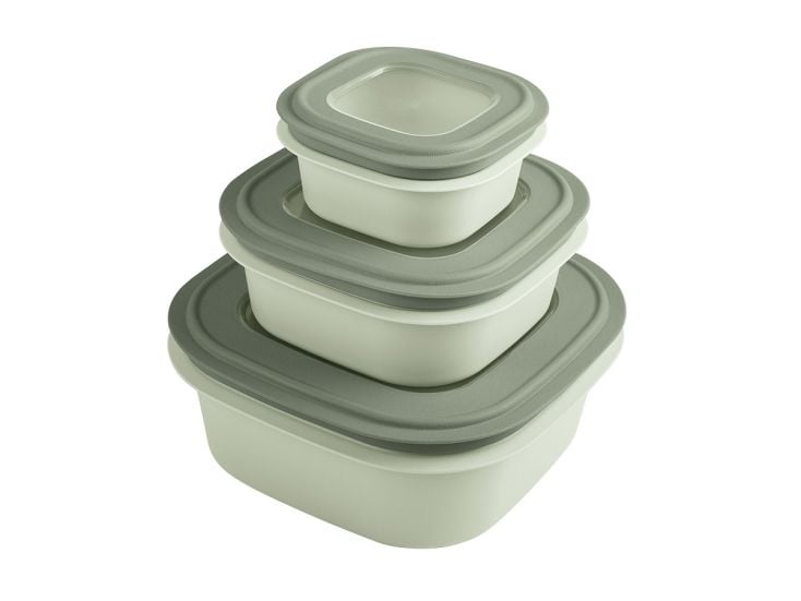 Sunware Sigma home 3-teiliges Frischebehälterset - Green