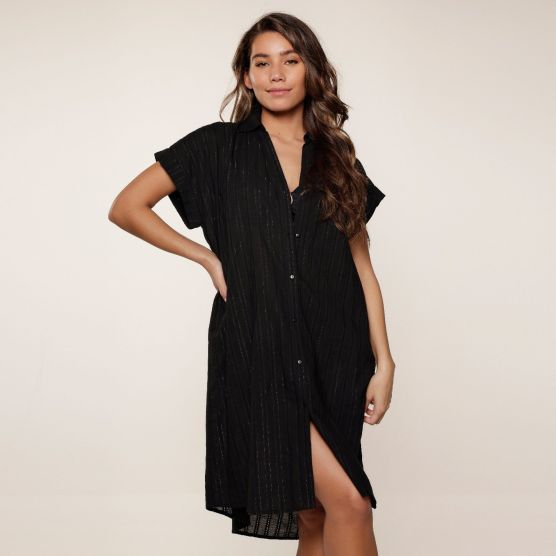 LingaDore 7730 Schwarz Tunik kurze Ärmel