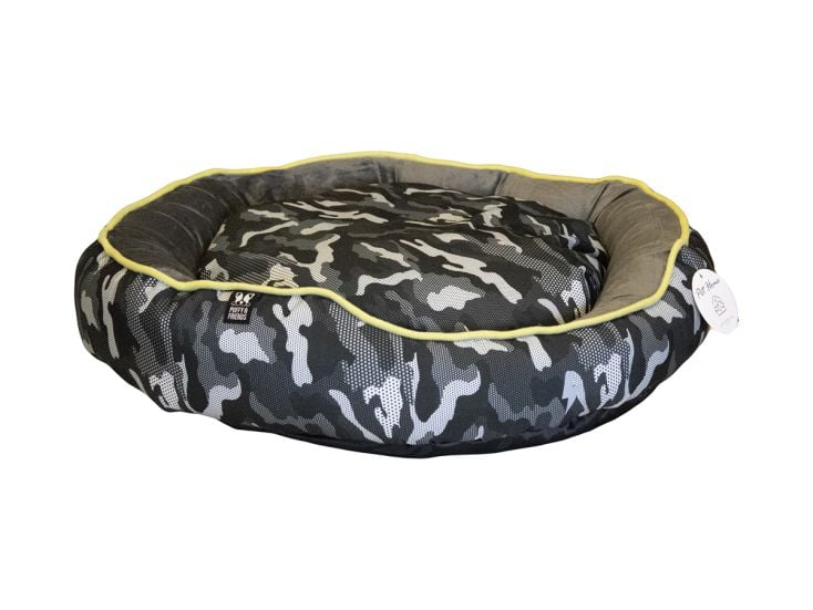 Puffy and Friends Camouflage Runder Hundekorb - M