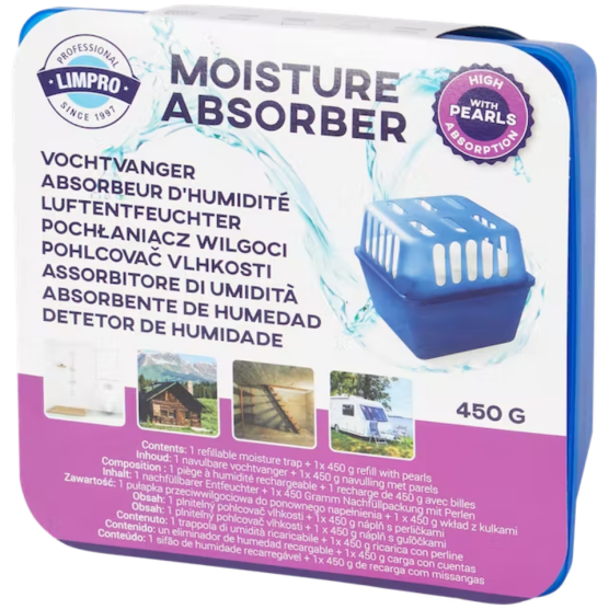 Limpro 450 Gramm Luftentfeuchter Perlen