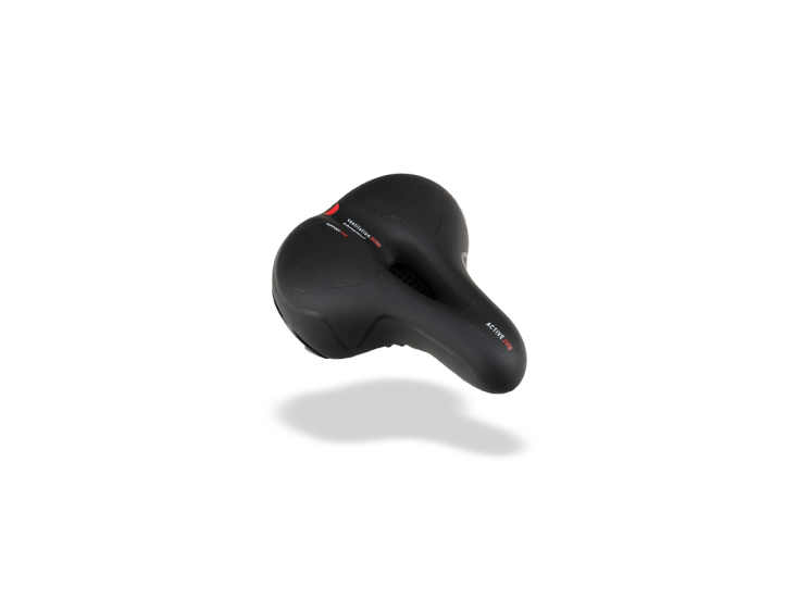 R2B Fahrradsattel - Mit wasserdichter Satteldecke - Schwarz