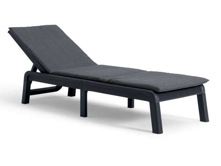 Keter Mallorca Liege mit Kissen – Anthracite