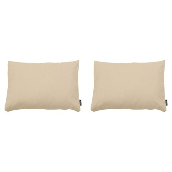 Madison Beige Canvas Eco+ Rückenkissen - 2er-Set