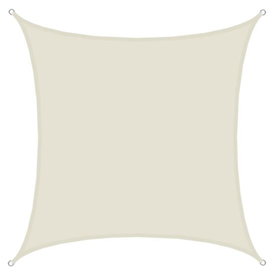 AMANKA 4x4 beiges wasserabweisendes Polyester Sonnensegel
