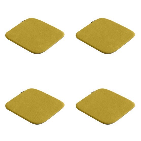 Madison Panama Senfgelbes Sitzkissen - 4er-Set