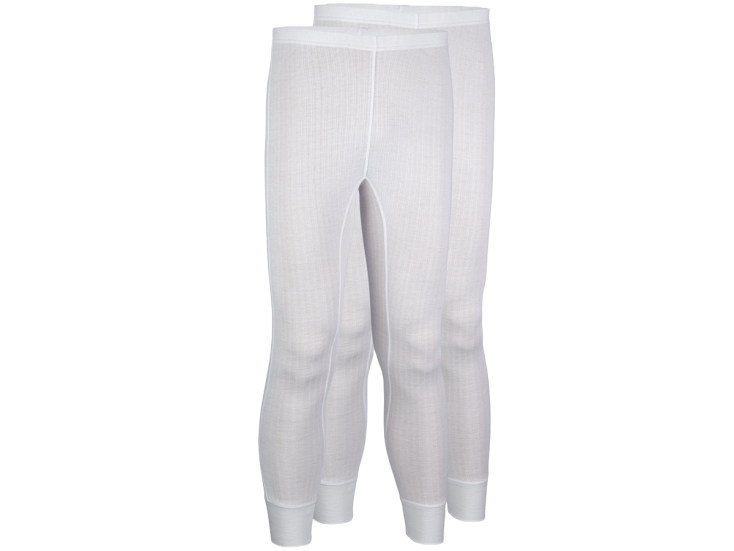 Avento Thermohose Junior 2er-Pack - Weiß