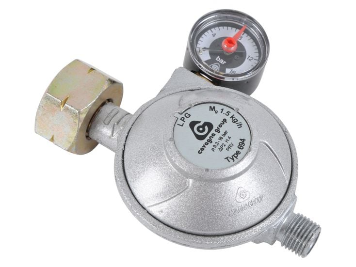 Badé 50mbar Gasdruckregler mit Manometer