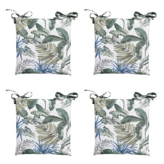 Madison - Sitzkissen Bliss blau - Ca. 46x46 cm - 4er-Set