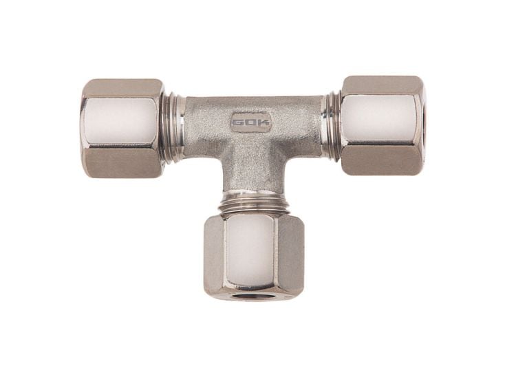 Gimeg Stahl T-Stück - 8 x 8 x 8 mm