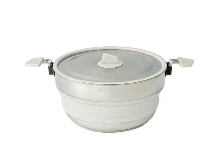 Sea to Summit Edelstahl 5 Liter Kochtopf - White