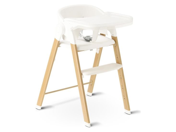 Deryan Luxe klappbarer Hochstuhl - White